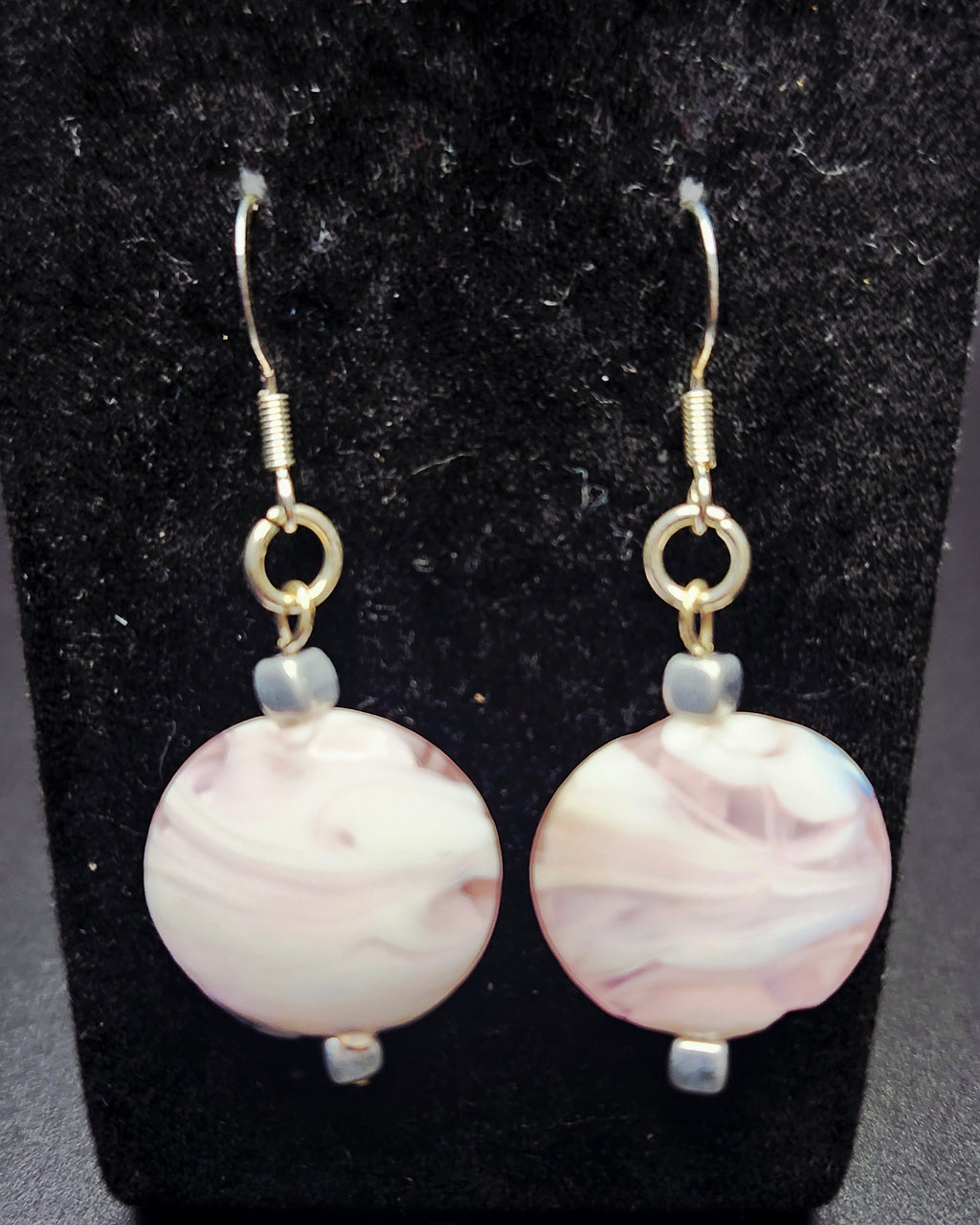 Whispers of Grace – Pink Marble & Crystal Wrap Bracelet Set