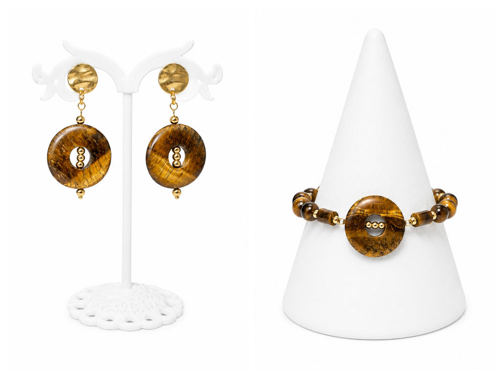 Purposefully Connected - Tiger Eye Couple Set
