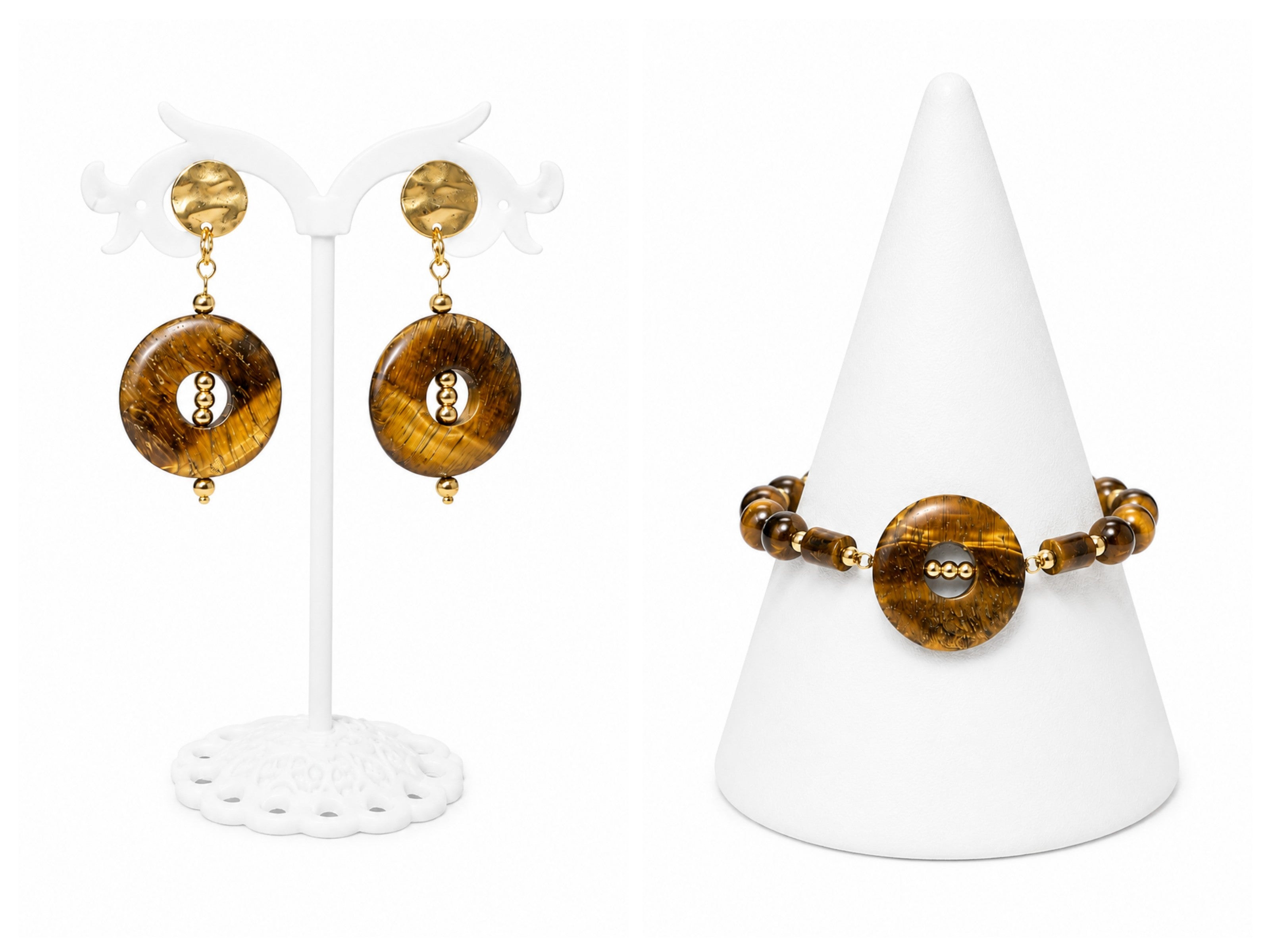 Purposefully Connected - Tiger Eye Couple Set