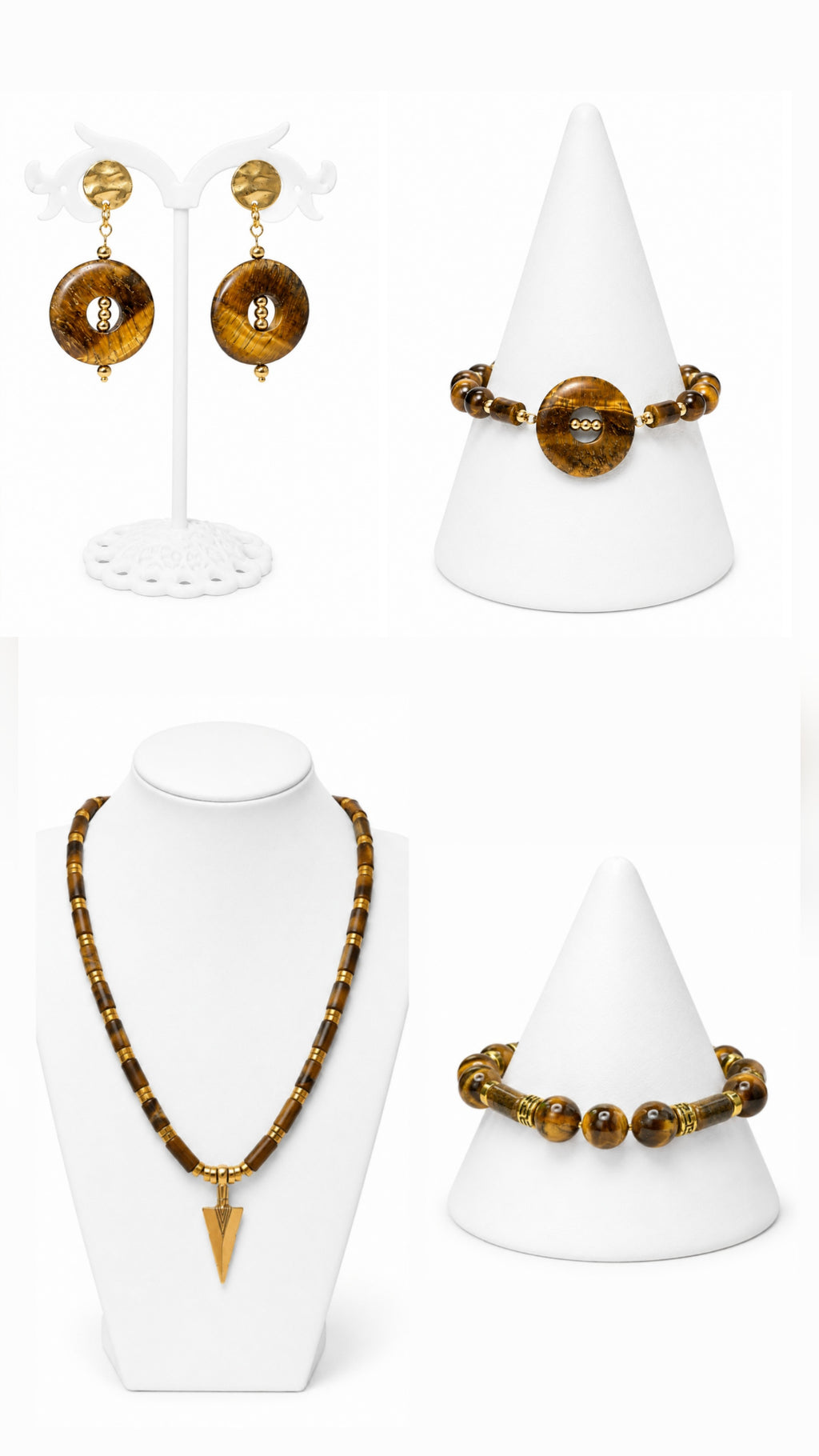 Purposefully Connected - Tiger Eye Couple Set