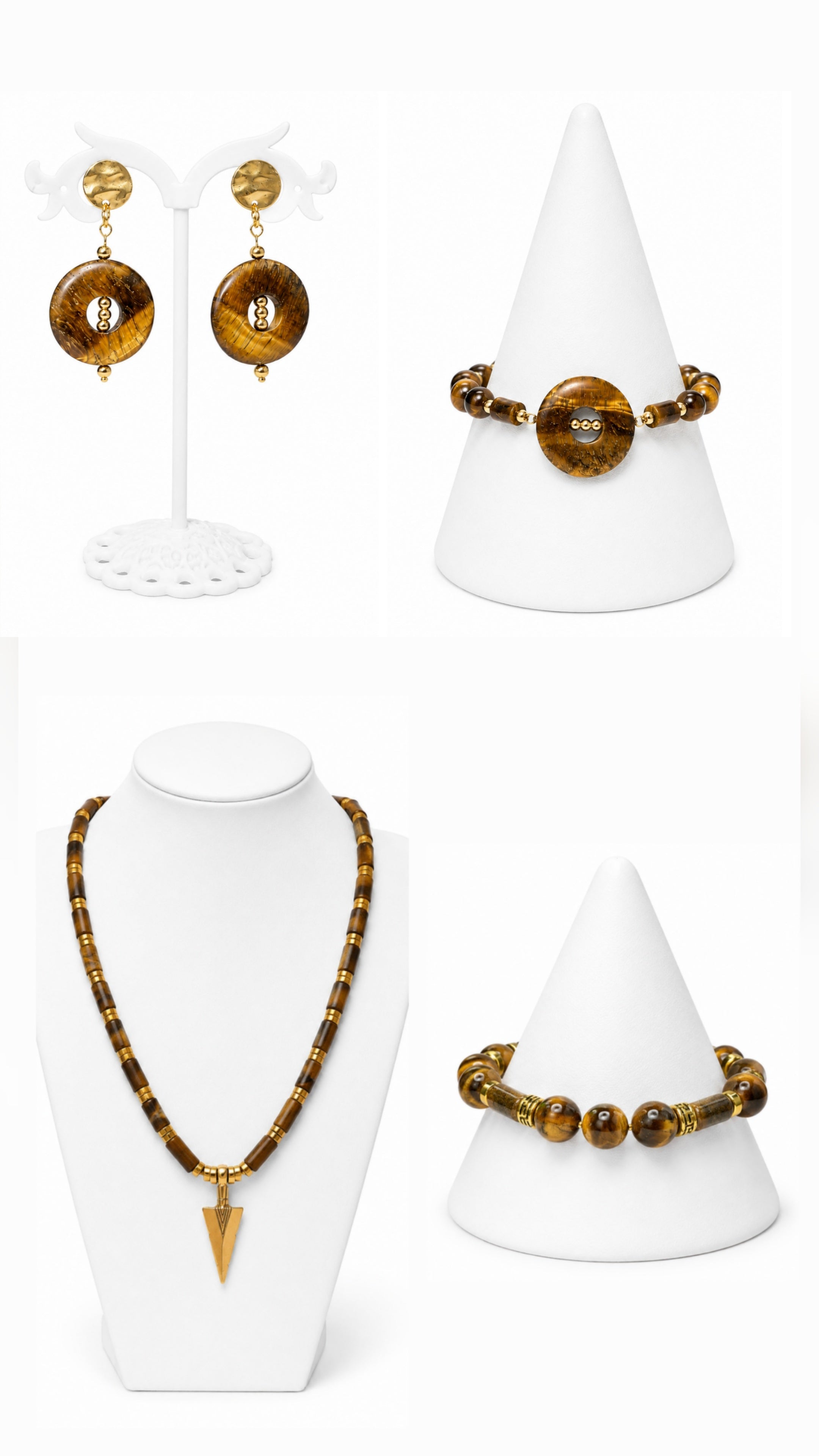 Purposefully Connected - Tiger Eye Couple Set