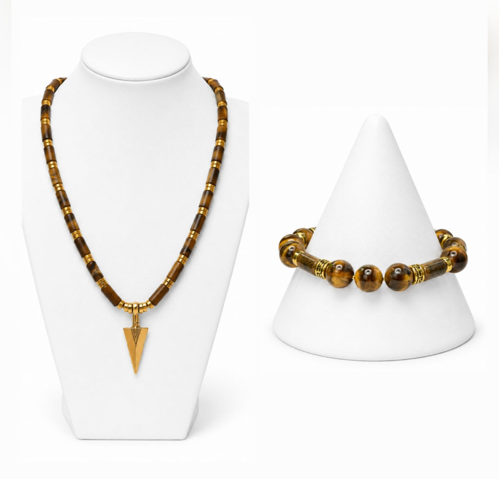Purposefully Connected - Tiger Eye Couple Set