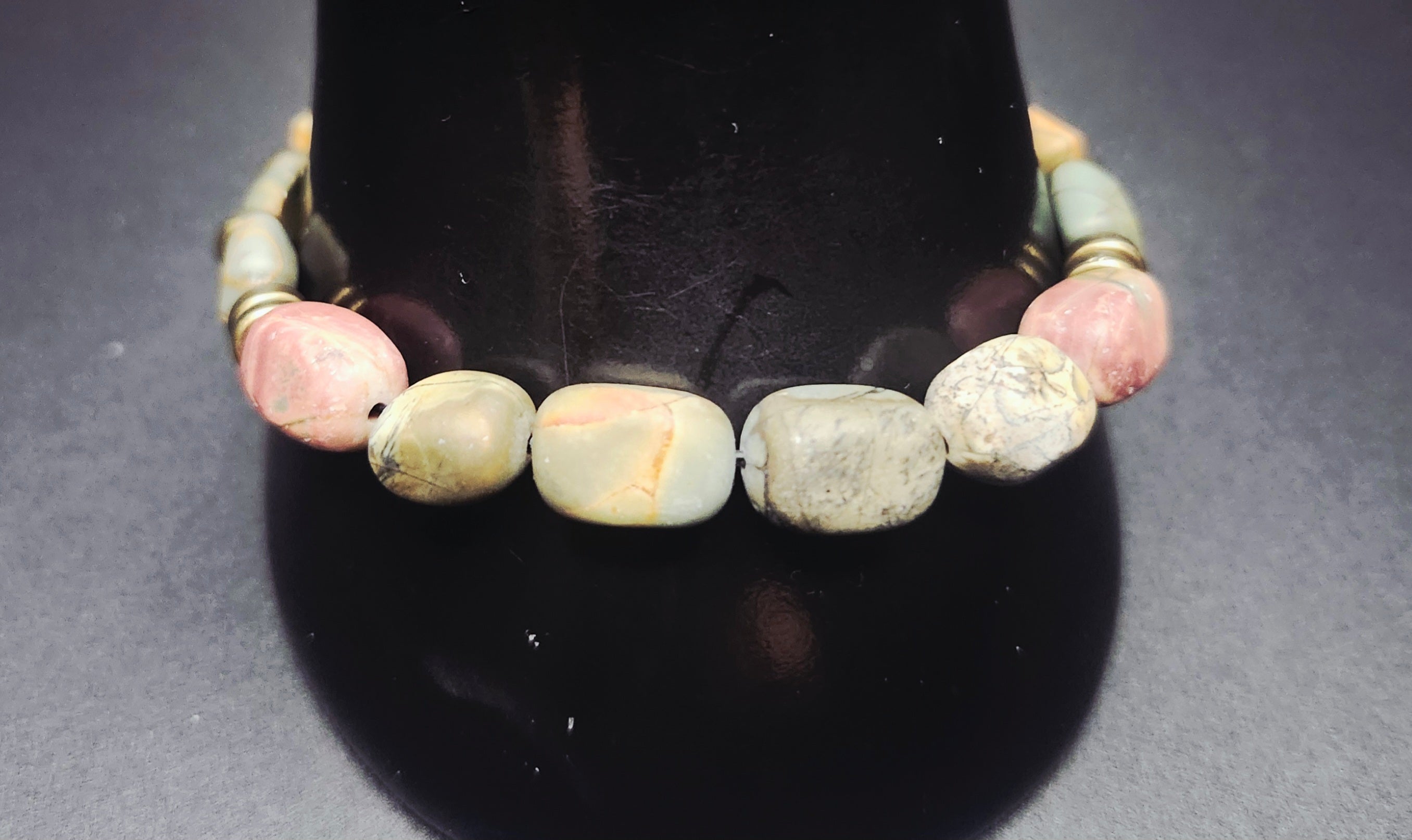 Grounded Path – Natural Stone Men’s Bracelet