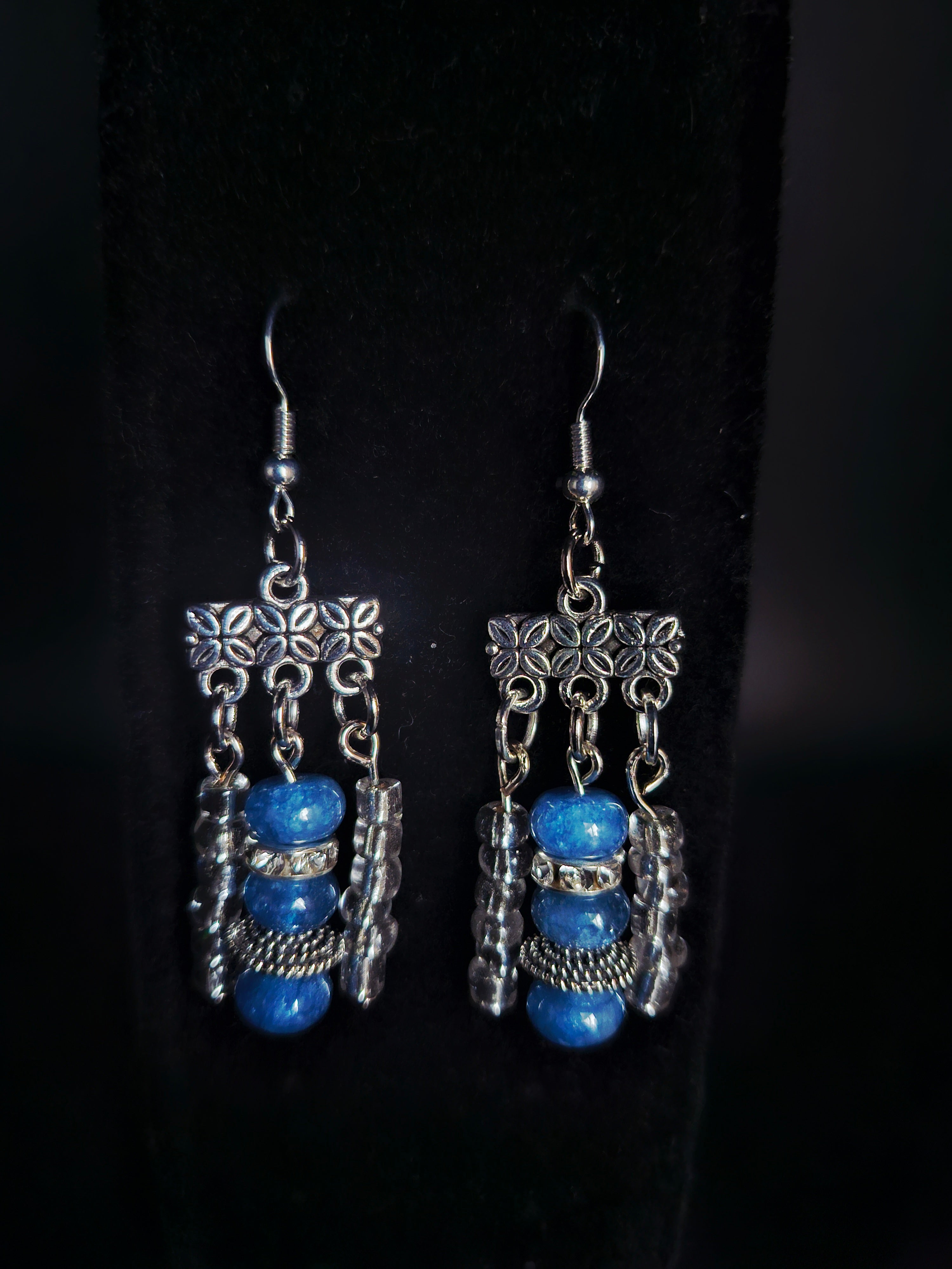 Soar in Strength Blue & Silver w/Butterfly Jewelry Set
