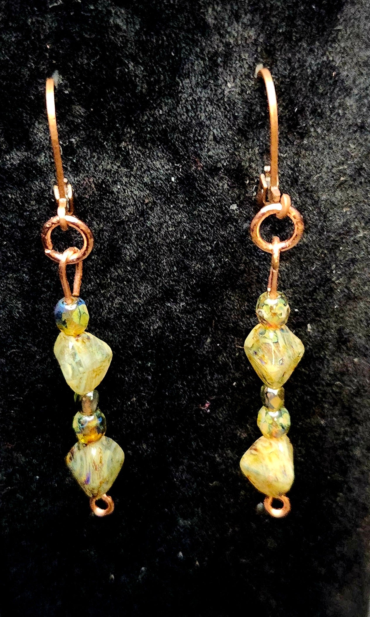 Golden Glow Within – Wrap Bracelet & Earring Set