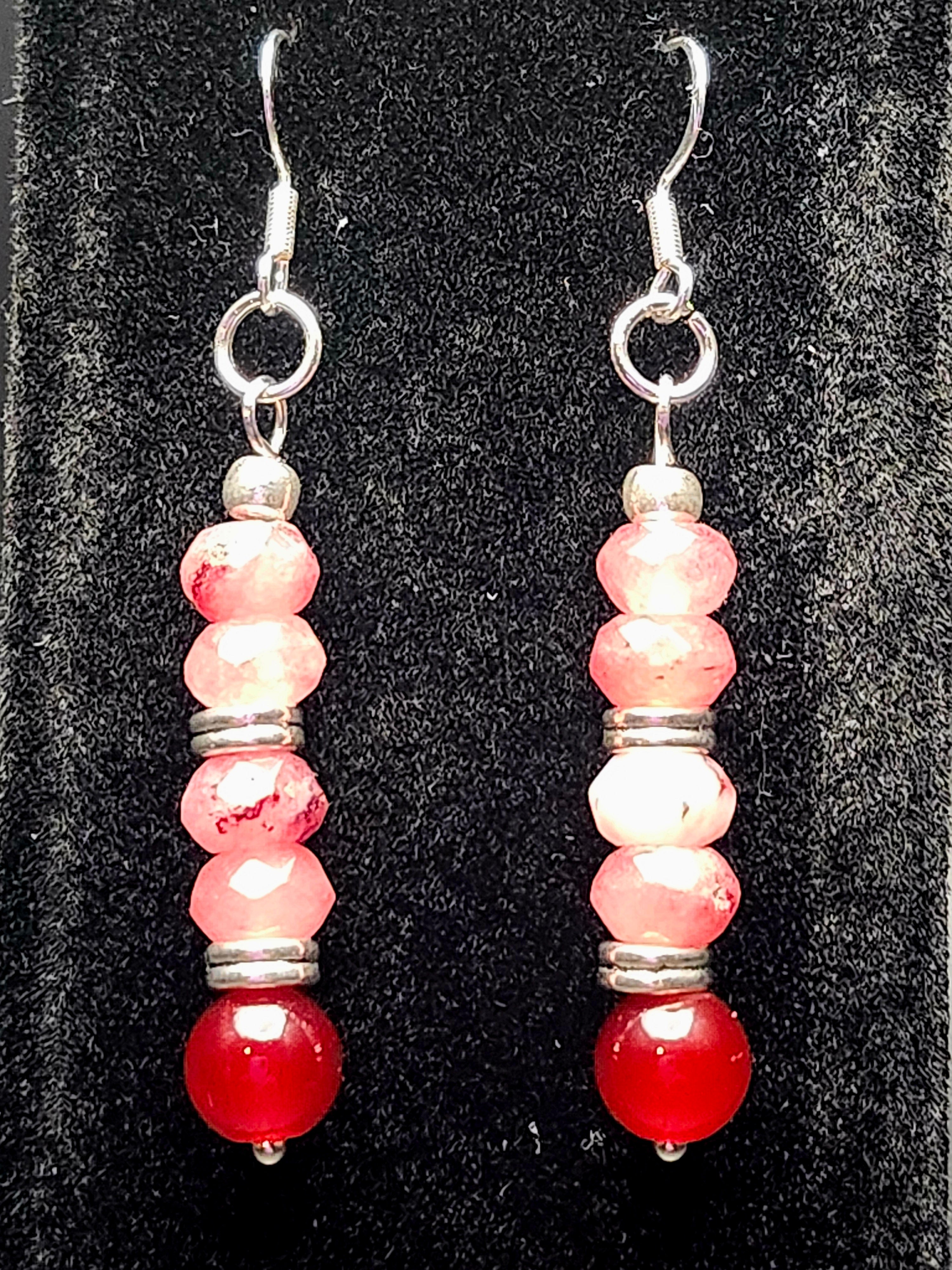 Soft Bloom – Pink & Silver Butterfly Jewelry Set