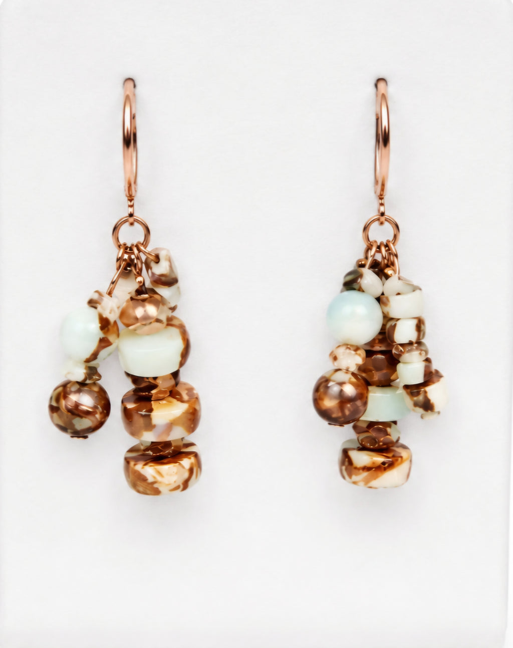 Powerfully Unique – Imperial/Impression Jasper & Copper Bracelet Stack and Earring Set