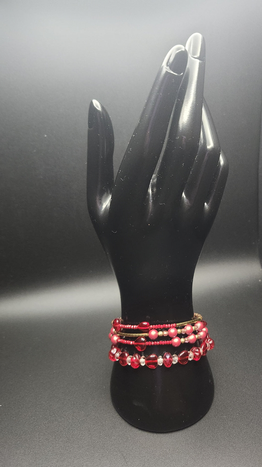 Chosen To Shine – Red & Gold Butterfly Multi Bracelets