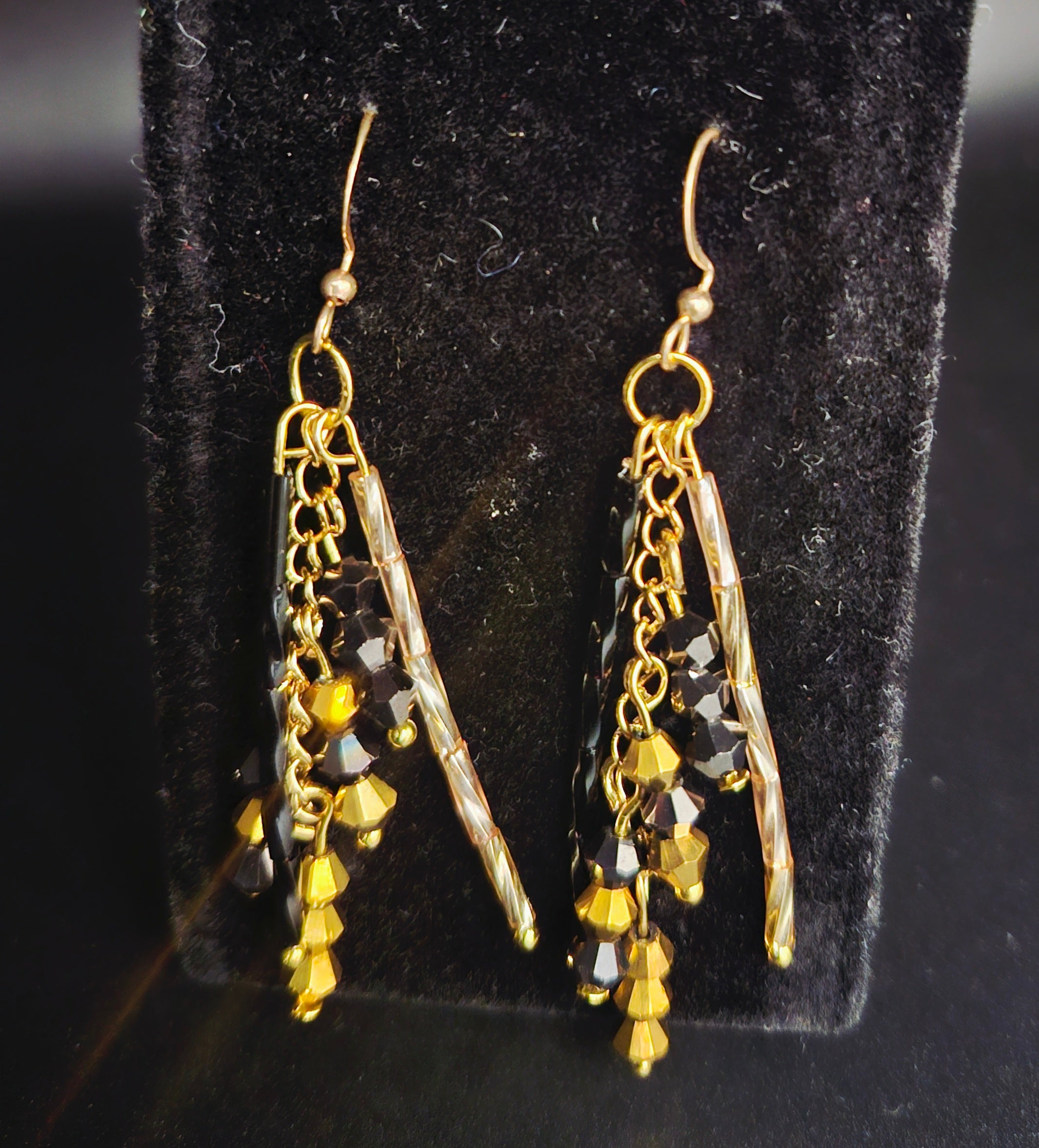 Power & Purpose Black + Gold Jewelry Duo