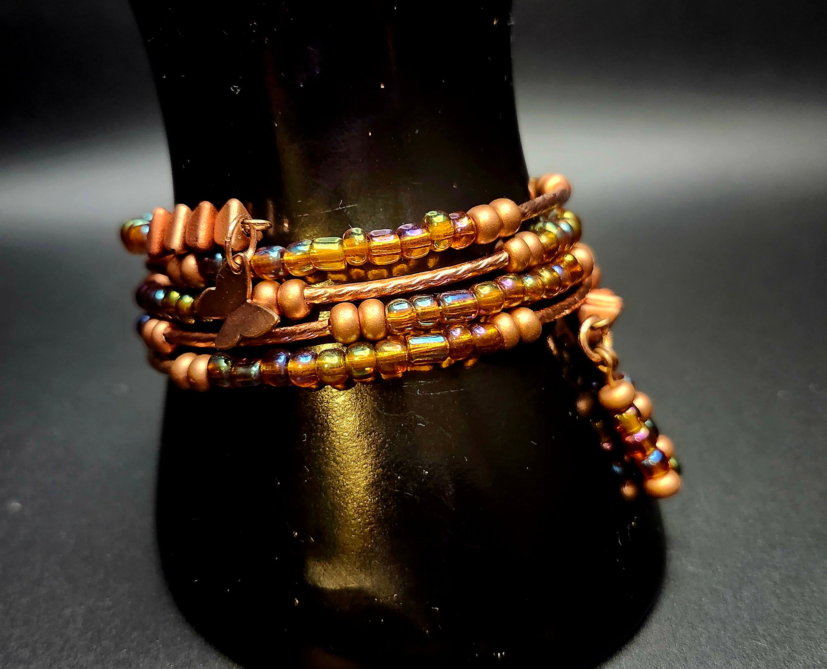 Rooted in Purpose Earth-Tone Wrap Bracelet Set