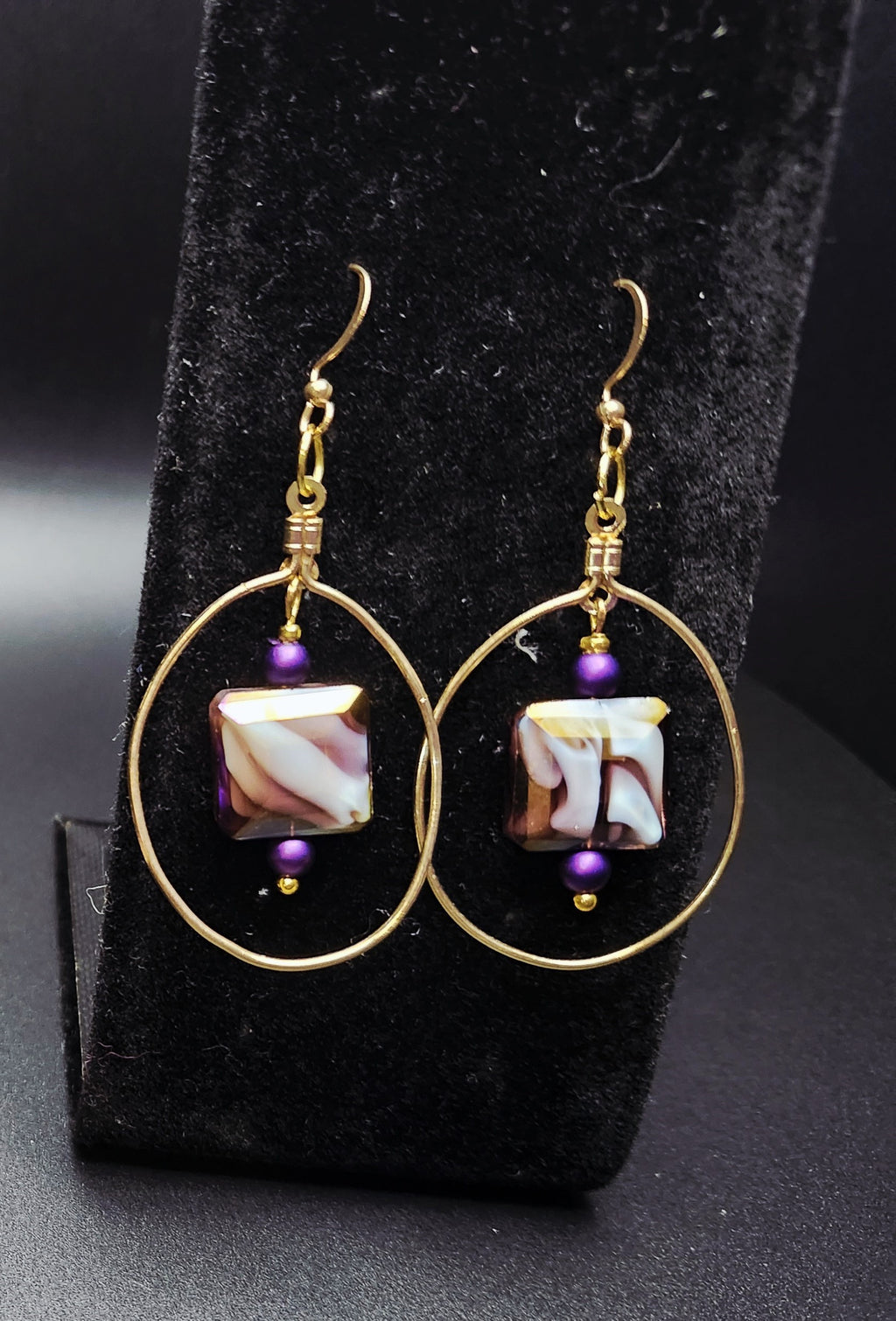 Quietly Bold - Purple & Gold Jewelry Set