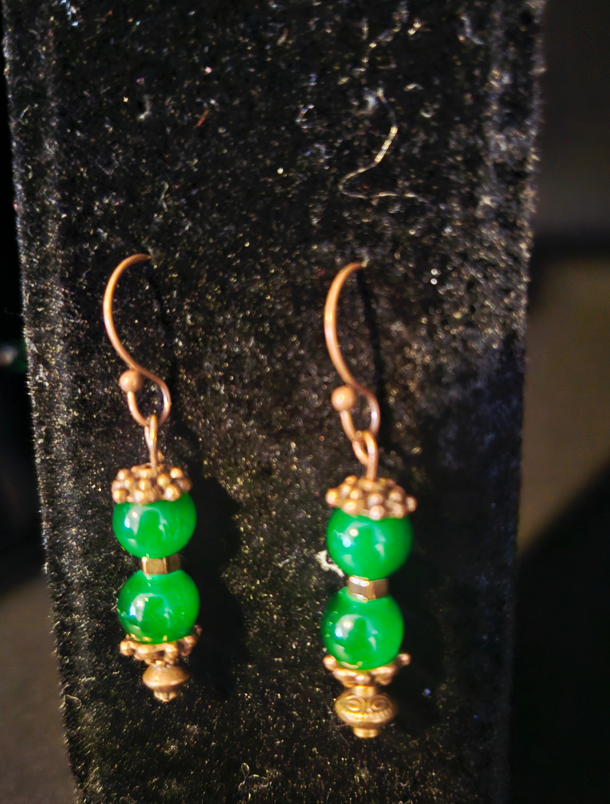 Rooted & Radiant - Green & Bronze Jewelry Set