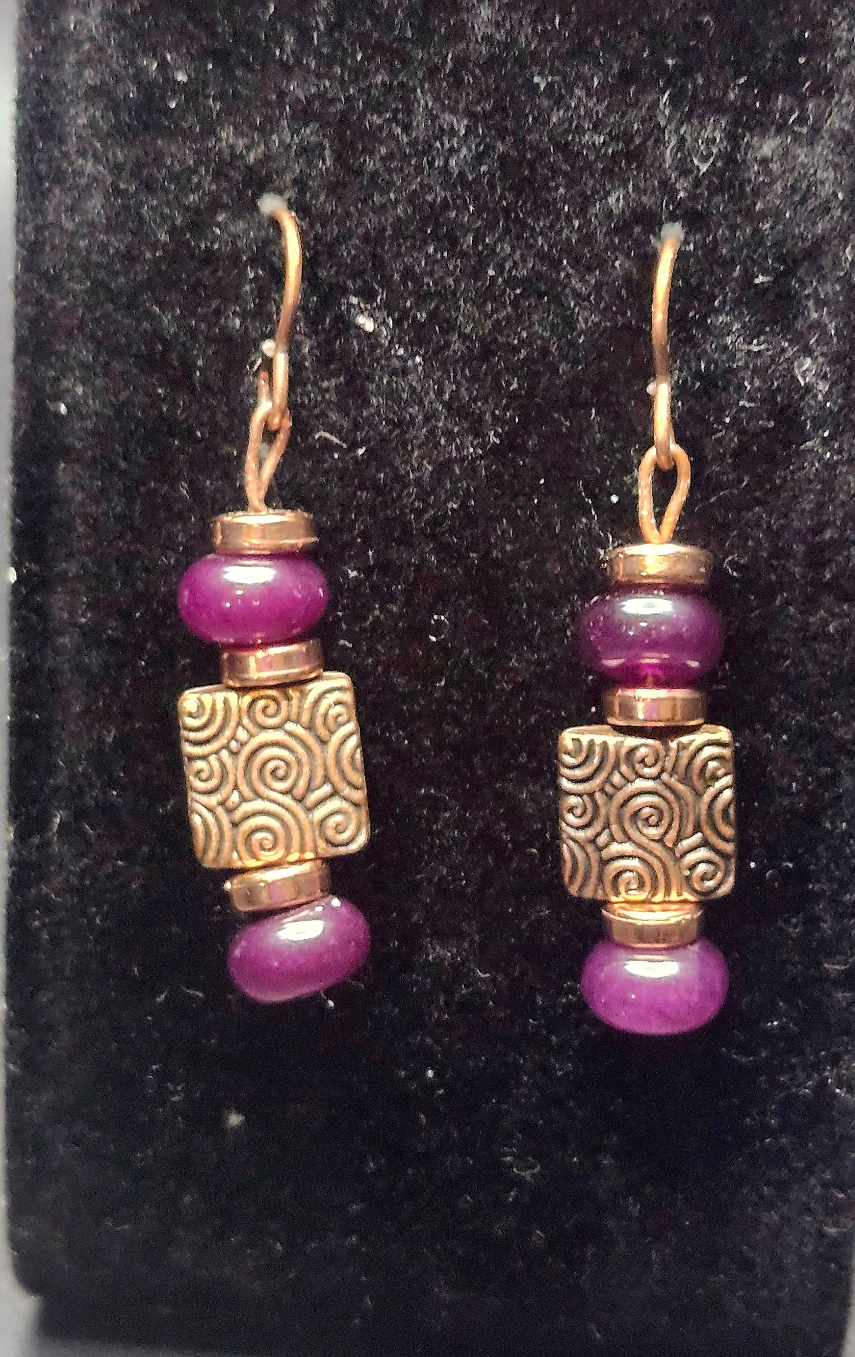 Different By Design - Purple & Bronze Jewelry Set