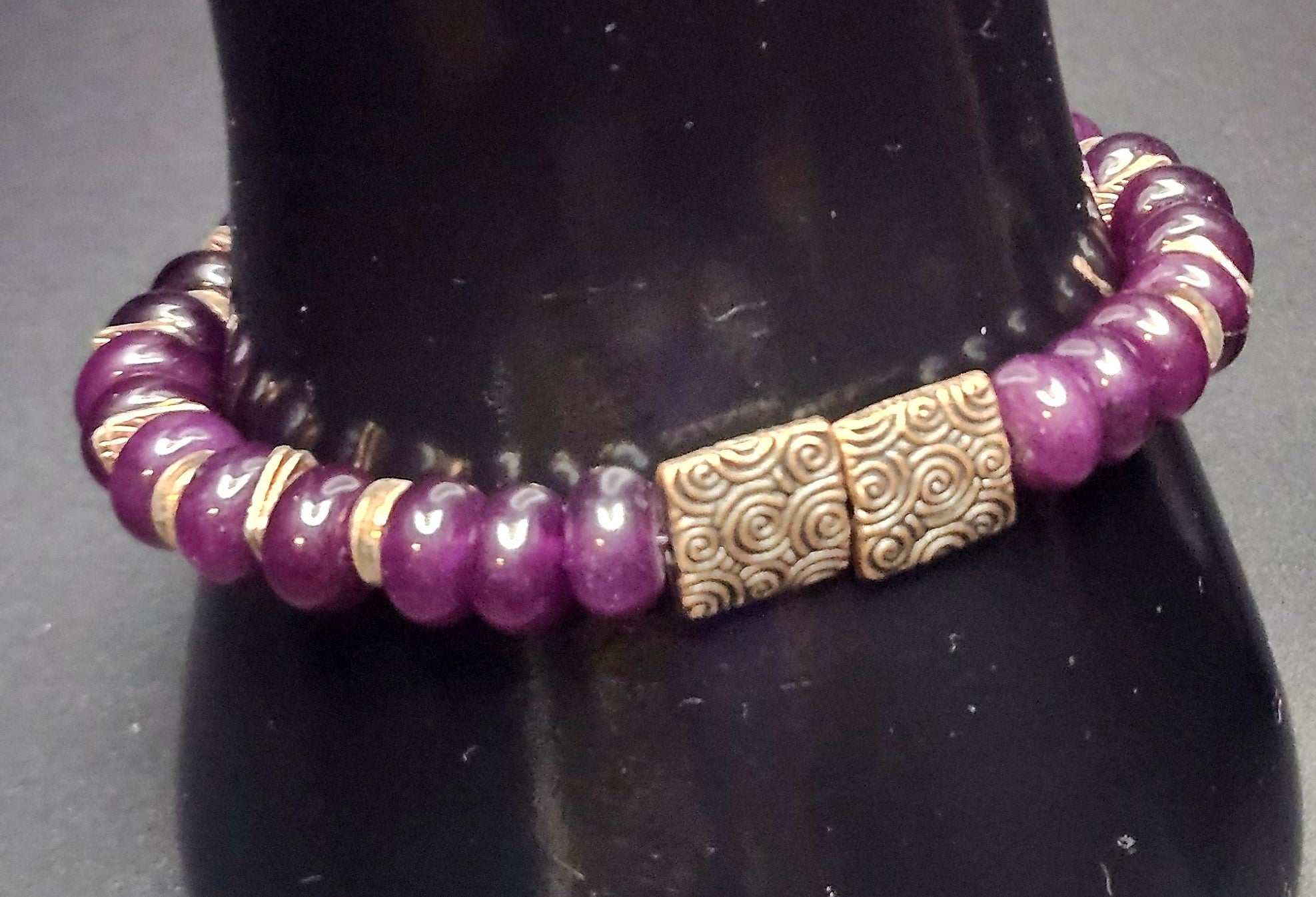 Different By Design - Purple & Bronze Jewelry Set