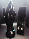 I Am Becoming Her - Teal & Silver Jewelry Set