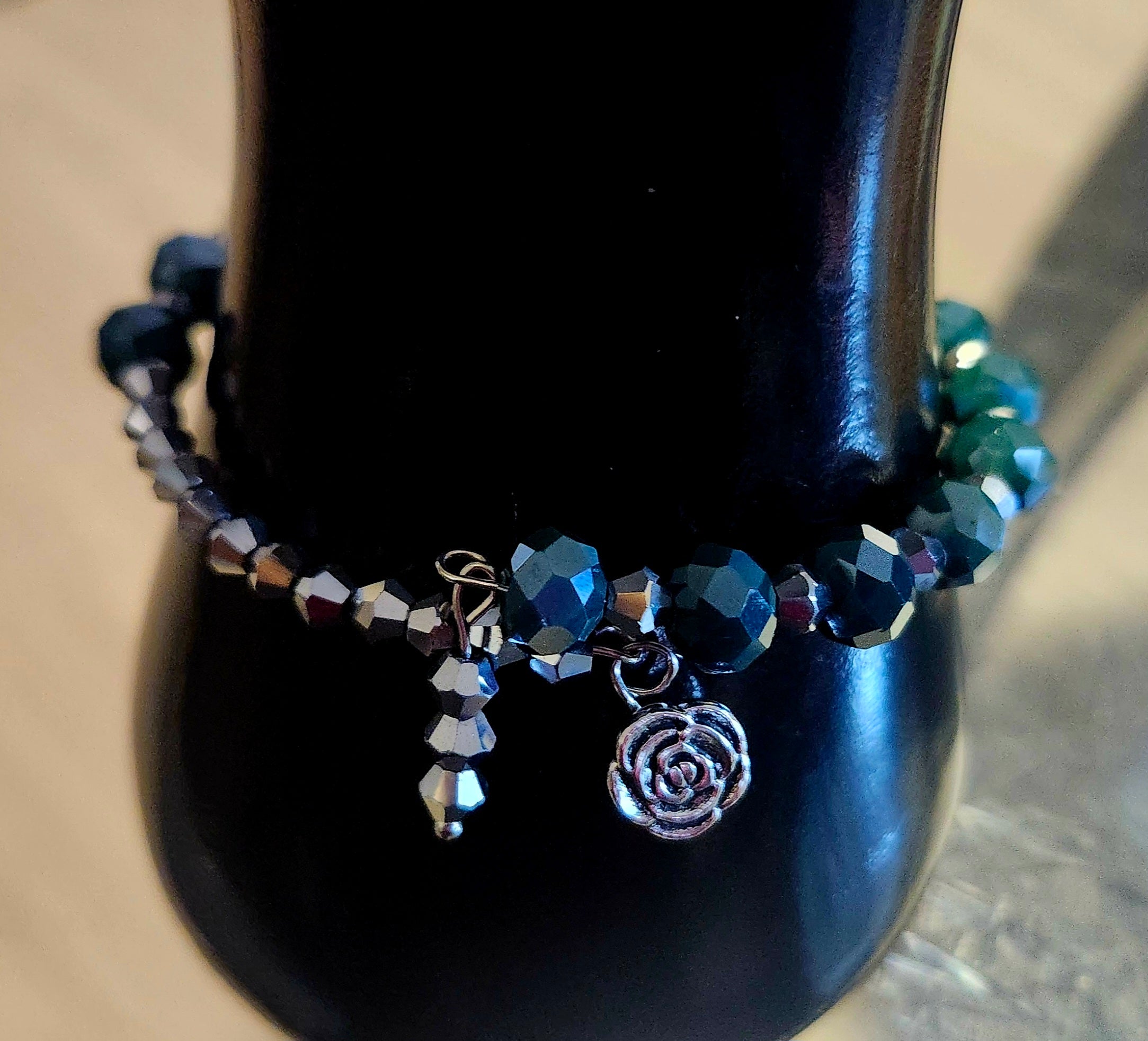 I Am Becoming Her - Teal & Silver Jewelry Set