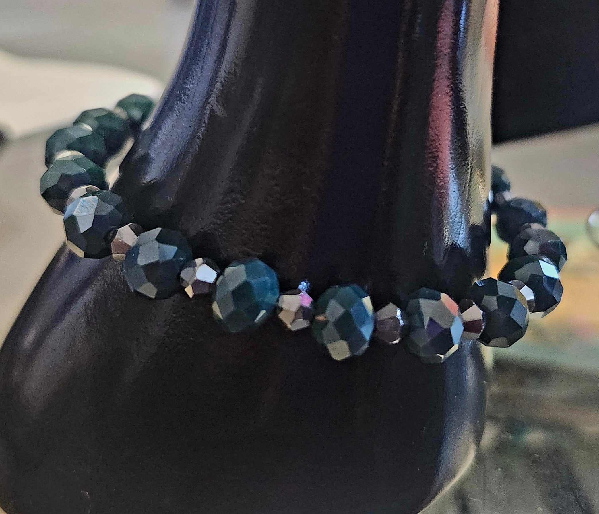 I Am Becoming Her - Teal & Silver Jewelry Set