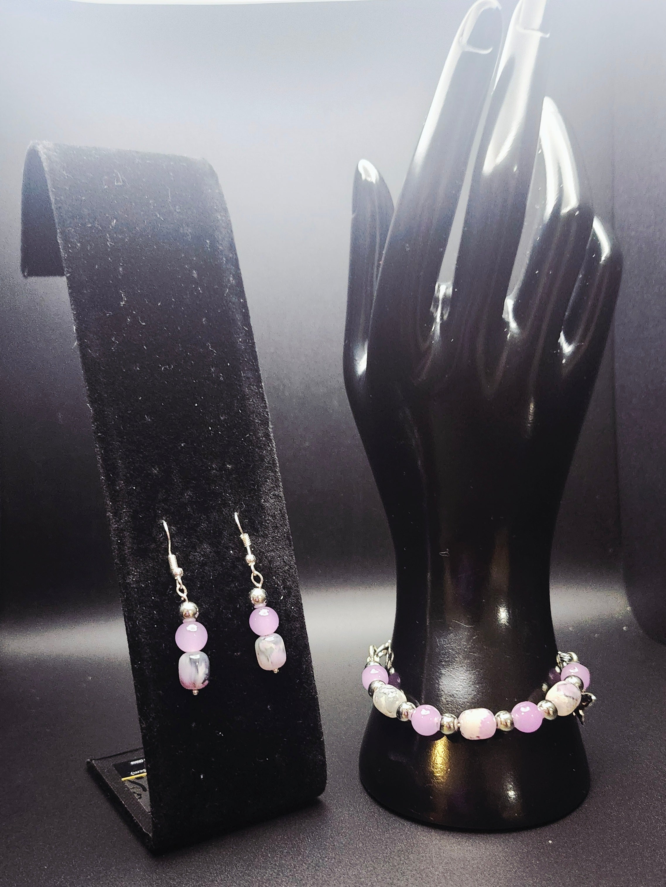 Created to Shine - Lavender & Silver Jewelry Set