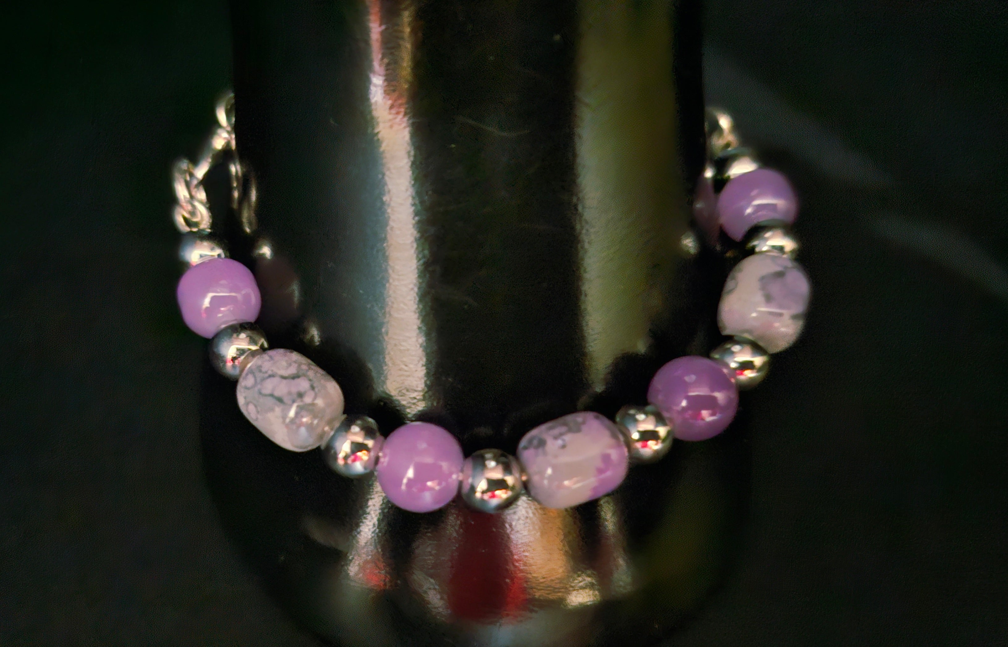Created to Shine - Lavender & Silver Jewelry Set