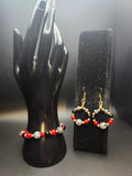 Bold by Design -  Red, Black & Gold Jewelry Set