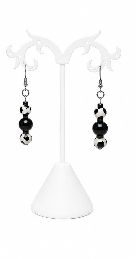 Fearlessly Different - Black & White Agate Dzi Set