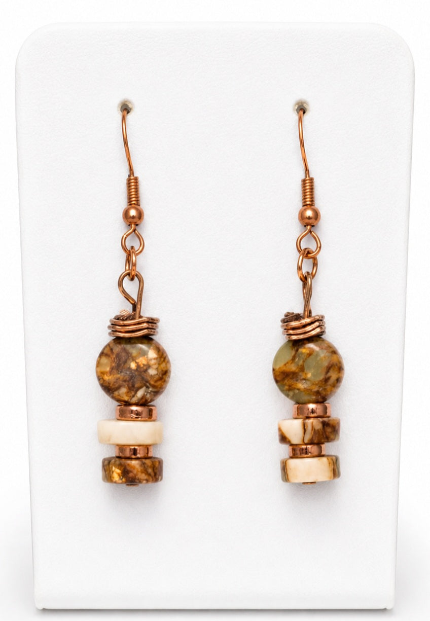 Naturally Her — Imperial/Impression Jasper & Copper Jewelry Set