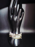Created to Shine - Lavender & Silver Wrap Bracelet