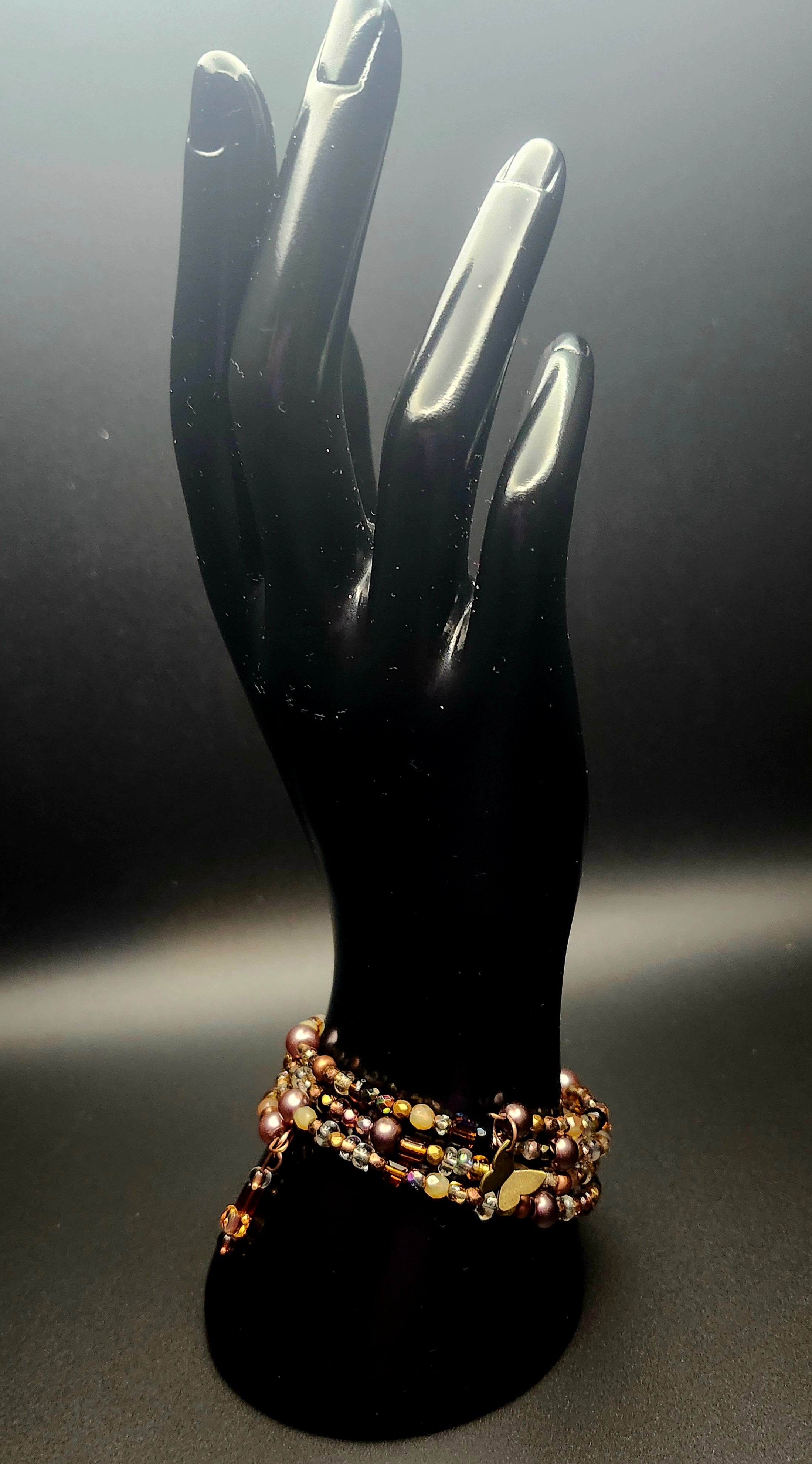 Gentle Becoming – Bronze Wrap Bracelet