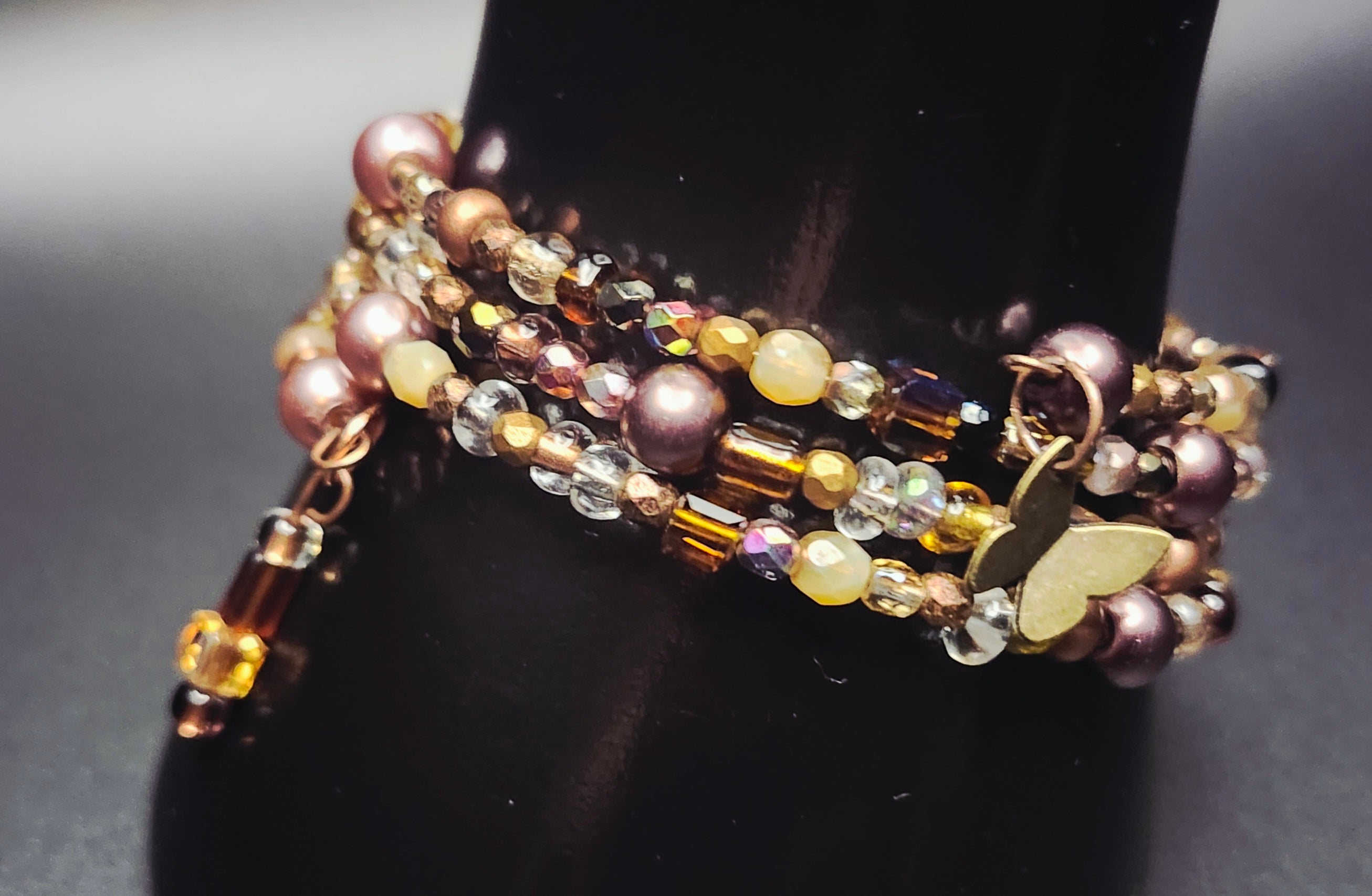 Gentle Becoming – Bronze Wrap Bracelet