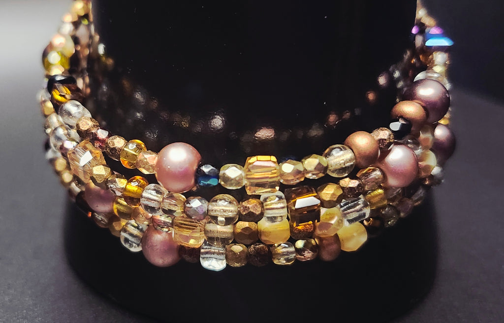 Gentle Becoming – Bronze Wrap Bracelet