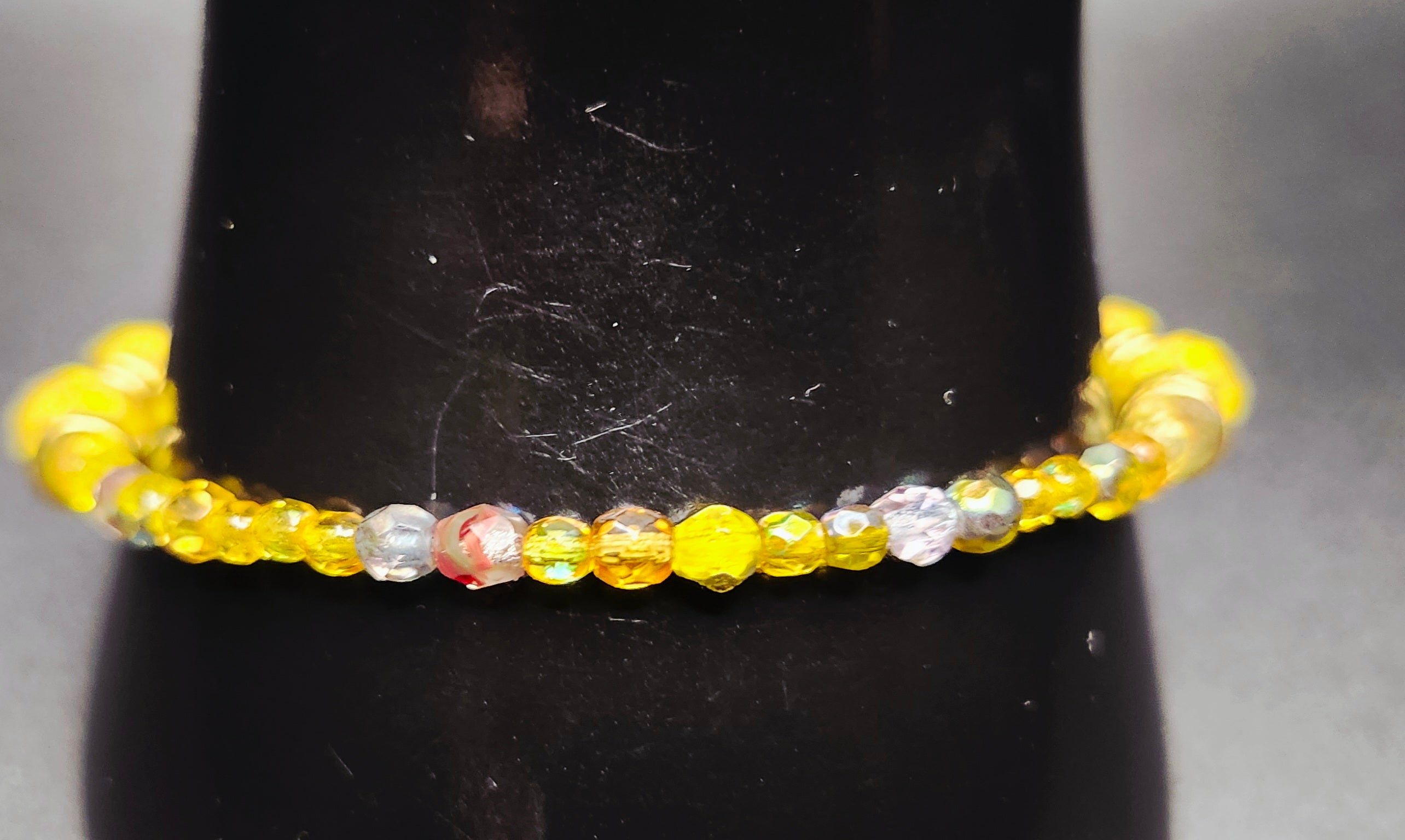 Radiant But Rooted - Yellow & Gold Butterfly Bracelet