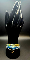 Anchored in Hope - Blue Bracelet Stack