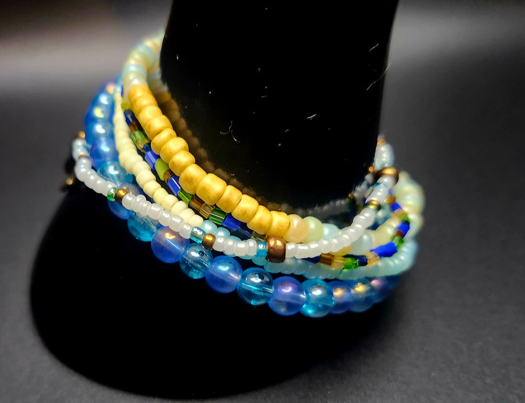 Anchored in Hope - Blue Bracelet Stack