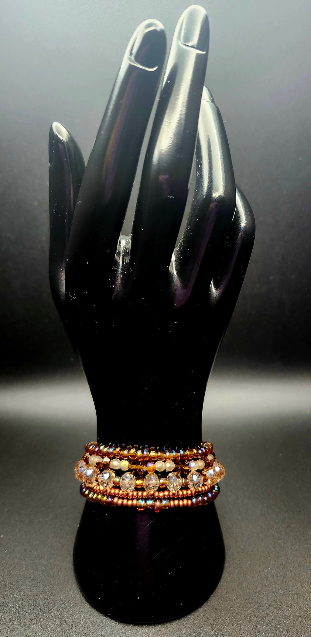 Radiant & Becoming - Amber Glow Bracelet Stack