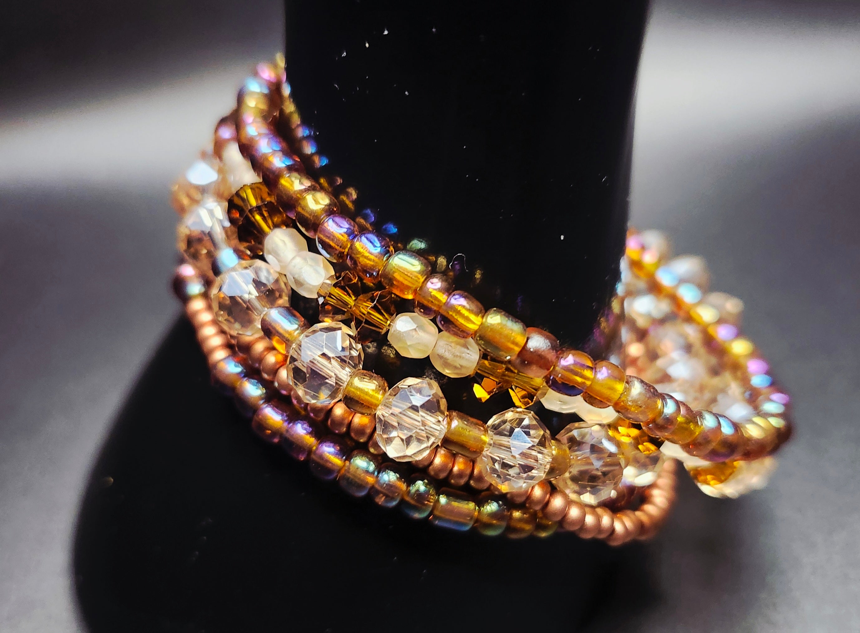 Radiant & Becoming - Amber Glow Bracelet Stack