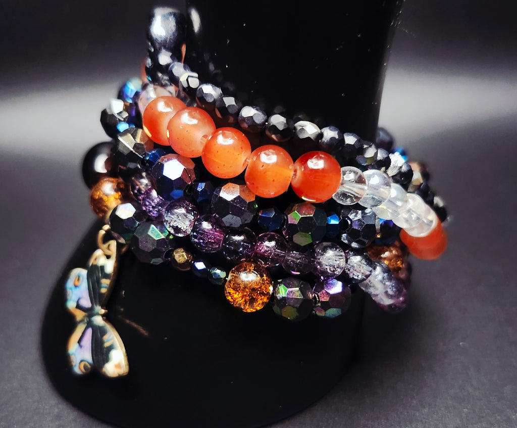 Fearlessly Evolving - Butterfly Bracelet Stack