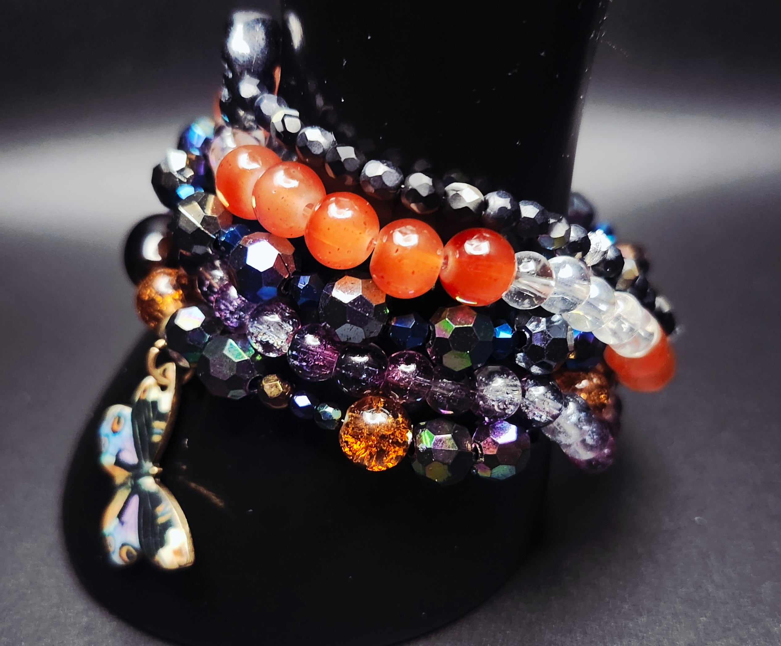 Fearlessly Evolving - Butterfly Bracelet Stack