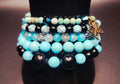 Clarity in Motion –Turquoise Bracelet Stack