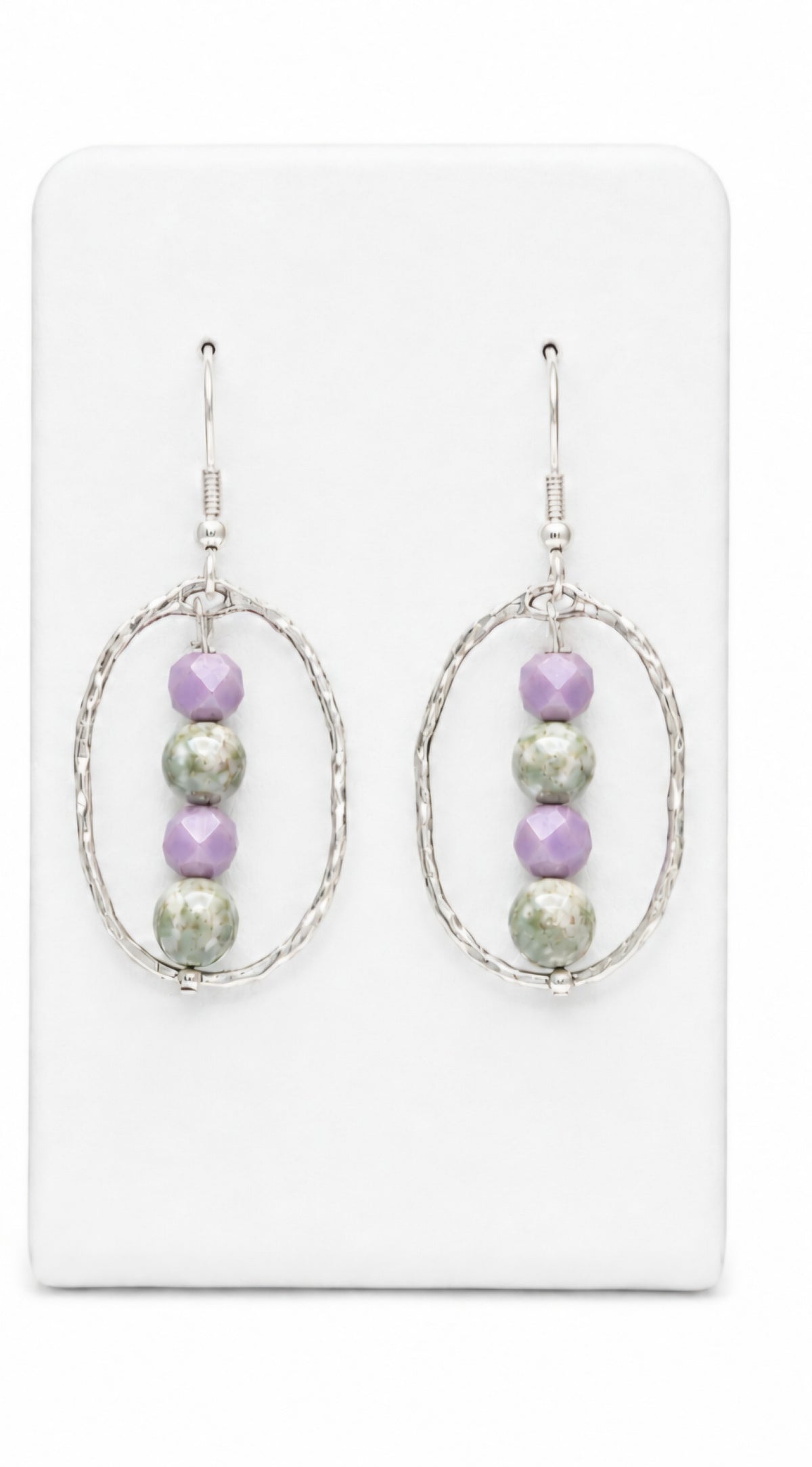 Confidence Unleashed – Peace Jade Quartz Serpentine Bracelet Stack and Earring Set
