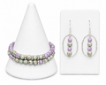 Confidence Unleashed – Peace Jade Quartz Serpentine Bracelet Stack and Earring Set