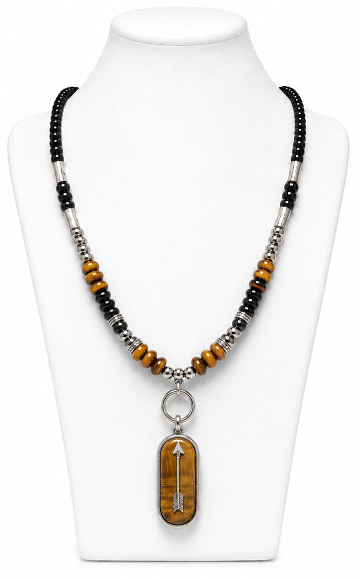Purposeful Direction - Men Necklace & Bracelet Set